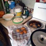 blogP1050062 First batch of sweet potato getting an oil bath too