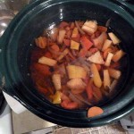 blogP1050143 French lentils bathing with some pineapple